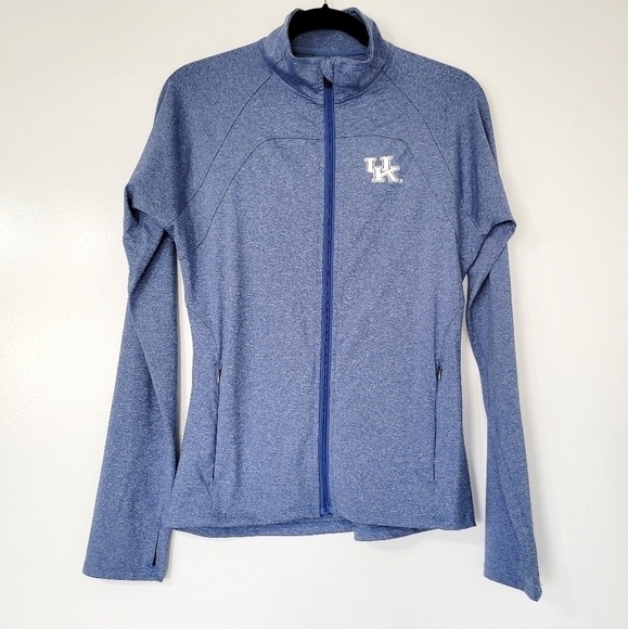 UK Rivalry Threads Blue Long Sleeve Jacket Size L - Picture 1 of 10